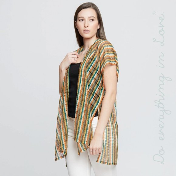 Do everything in love Tops - ❤️NWT BOUTIQUE OPEN FRONT TOPPER/KIMONO/COVER UP OSFA